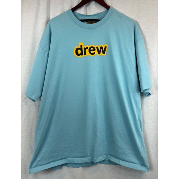 Drew House by Justin Bieber Secret T-Shirt Tee Blue Size XL - Picture 1 of 6